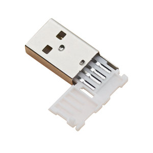 USB ประเภท A พอร์ต2.0ยาว29.1มม. 4แกนซ็อกเก็ตตัวผู้แบบพลิกด้านบนหนึ่งชิ้น USB หัวต่อตัวผู้สำหรับชาร์จ - Product Image 2