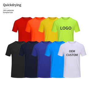 Quần Áo Thể Thao Mùa Hè 160 Polyester Nhanh Khô 100% Gsm Quần Áo Tập Gym Nam Logo Tùy Chỉnh Trống Bán Sỉ Thoáng Khí - Product Image 1