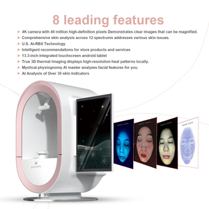 Newest 3D AI Face Skin Diagnostics Analyzer Artificial Intelligence Customizable Recommend Skin Analysis <strong>Device</strong>