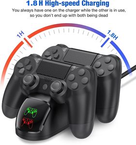 PS4 denetleyici Playstation 4 denetleyici PS4 için şarj doku istasyonu uzaktan şarj istasyonu ile 1.8 saat hızlı şarj - Product Image 4