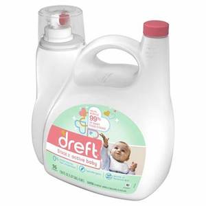 Quality Dreft Liquid Laundry <strong>Detergent</strong> (HE) <strong>50</strong> oz Bottle Fragrance-Free Safe Baby Newborn Infant Natural Clothes Washing - Product Image 6