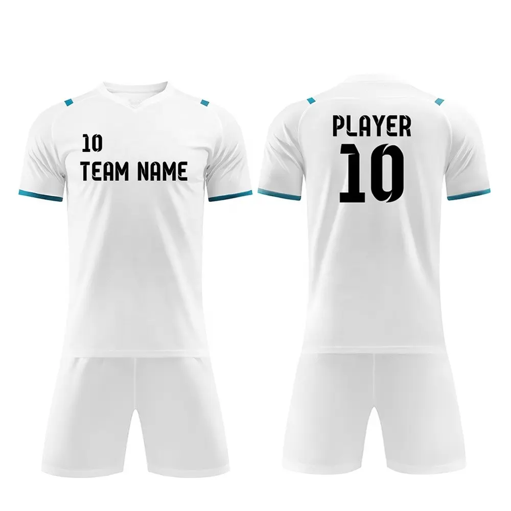 Conjunto de camisa de futebol personalizado, camisa branca e vermelha para futebol, uniforme de futebol em branco e vermelha, novo design, 2023
