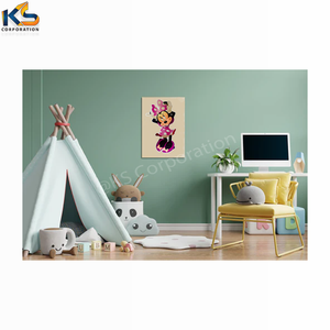 Personalizzato Minnie Mouse fiocco topolino rimovibile parete adesivo stampato UV eco-friendly impermeabile 6x10 pollici casa parete esterna - Product Image 2