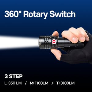 Zerobeam D5 LED Diving Đèn pin công suất cao 3100 lumens 100m không thấm nước với 340m chùm khoảng cách cho các hoạt động ngoài trời câu cá - Product Image 6