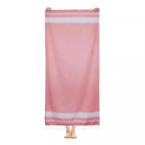 Eco-Friendly Soft &amp; Comfy Recycled Cotton Beach <strong>Towel</strong> for Beach Pool and Travel Use with Custom Packaging - Product Image 2