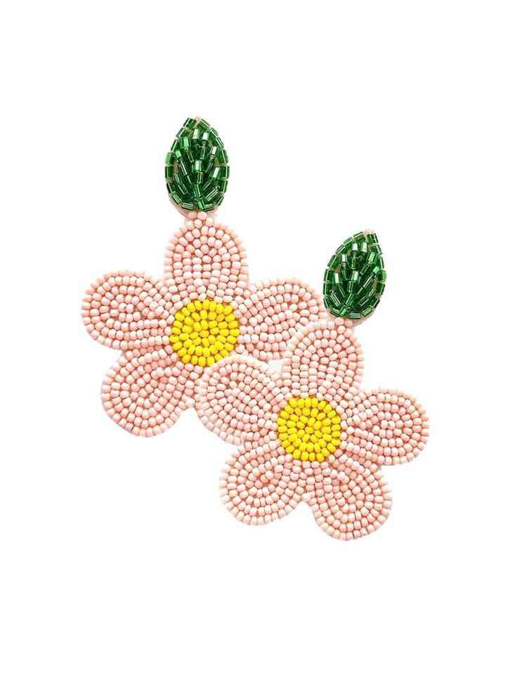 สีชมพูสดใสและสีเขียว