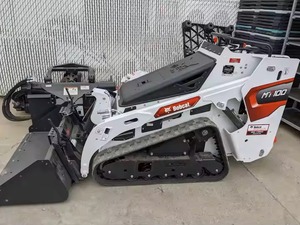 En iyi fiyat oldukça kullanılan MT100 Mini parça Skid nokta dönüşlü yükleyici stokta hızlı teslimat kuengine motor ve şanzıman bileşenleri ile