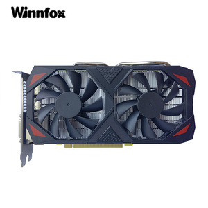热卖Winnfox新Gpu视频卡RX 580 GDDR5 8GB 256位双风扇DVI DP HDM1游戏电脑显卡 - Product Image 4