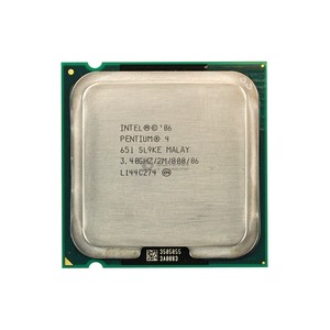 עבור פנטיום אינטל 4 651 3.40ghz 2 ליבות 2 מטמון L2 86w שקע lga775 ביצועים cpu - Product Image 2