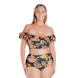 Thiết Kế Tùy Chỉnh Giản Dị Phụ Nữ Havana Một Mảnh Áo Tắm In Áo Tắm Cộng Với Kích Thước Bán Buôn Số Lượng Lớn Đồ Bơi Tùy Chỉnh - Product Image 4