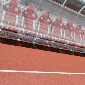 Avant VIP bóng đá subistitution băng ghế dự bị chỗ ngồi ngoài trời di động di chuyển đội bóng đá nơi trú ẩn bóng đá lĩnh vực cầu thủ biểu tượng tùy chỉnh - Product Image 5