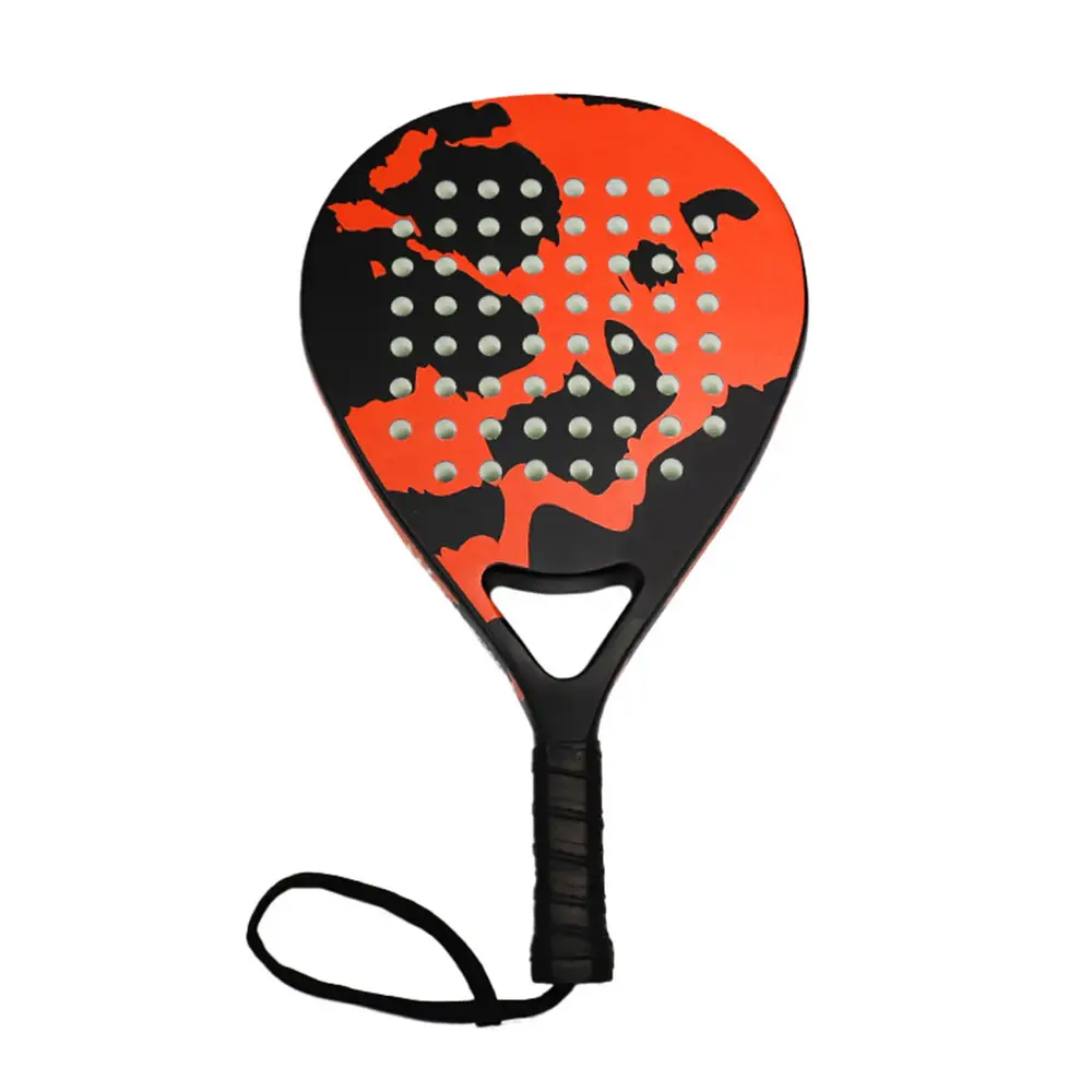 Raquete de padel esportiva personalizada para praia, raquete de tênis de padel com tampa, marca personalizada por atacado