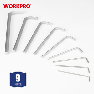 WORKPRO 9PC Long Arm Hex <strong>Key</strong> Set Allen Wrench Set With T-Handle and Metric Long Arm Ball End Hex <strong>Key</strong>
