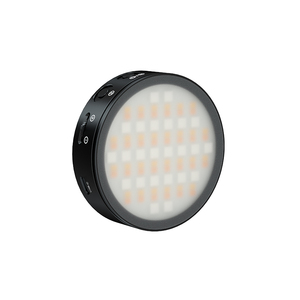 Round RGB Mini Creative Video Light Studio fotografico su illuminazione di riempimento della fotocamera per conferenze live streaming selfie vlogging - Product Image 6