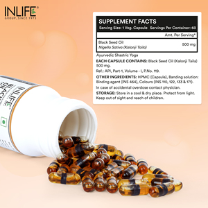 Kualitas Premium 500mg kapsul minyak Kalonji 60 sayuran. Suplemen minyak biji hitam kapsul untuk orang dewasa untuk remaja wanita hamil - Product Image 4