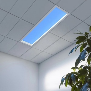 Factory Artificial Modern Design Smart LED Blue Sky Panel Ceiling <strong>Lamp</strong> Dimmable Virtual Skylight with White Shade - Product Image 5
