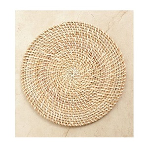 Alfombrillas antideslizantes de mimbre de diseño 2024, manteles individuales multifuncionales de mimbre para cocina, alfombrilla para maceta, decoración de vajilla - Product Image 1