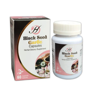 Капсулы с черным семенем чеснока с собственной торговой маркой, иммунная поддержка и Детокс - Product Image 1