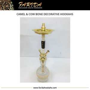 卸売プレミアム品質エジプト製手作りミニ骨Shisha Hukka Hookahsユニークなデザインラクダ牛装飾セットラッカー