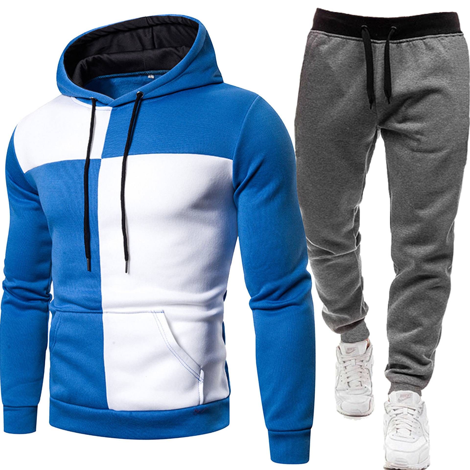 Blue + Dark Gray
