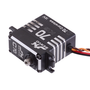 JX Servo C70 72KG 12V yüksek kalite tam Metal çekirdeksiz Servo Motor RC hobi İha robotik endüstriyel uygulamalar için - Product Image 4