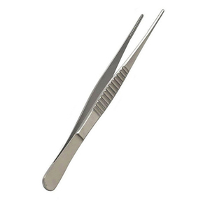 Düz toplu miktar TC Hudson Tissue p doku cımbız cerrahi başparmak forseps 15cm vasküler Atraumatic kelepçe, 1.5mm ucu - Product Image 2