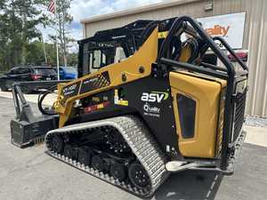 ASV Posi VT-100 41 GPM hidrolik akış ormancılık parça Skid nokta dönüşlü yükleyici 20 \ "genişlik toprak-hareketli makine pompa Motor motoru