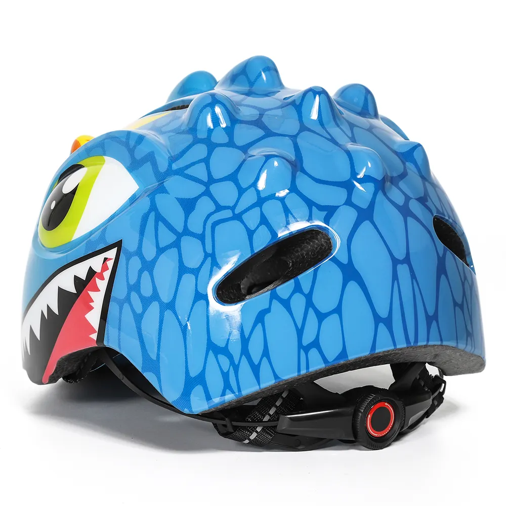 Casco de bicicleta de dinosaurio más cómodo certificado por la CPSC más vendido para niños cascos de bicicleta cascos de ciclismo para niños