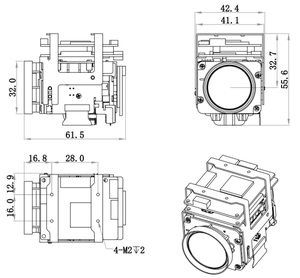 Uv-Zns8110 10X Cheap 4K High Resolution Night Vision <strong>Camera</strong> Output Sd Card Smart Small Size Network Optical <strong>Camera</strong> Module - Product Image 3