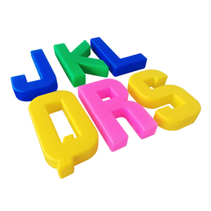 Plastic Alphabet Letters and Numbers Toy in Bucket, Spelling <strong>Counting</strong> Uppercase Lowercase Math <strong>Symbols</strong>