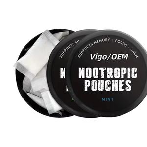 Vigo 100mg Koffein Nootropische Energie-Pouches Natürlich Wachsamkeit Erhöhen Energie & Fokus Steigern Natürliche Koffein Orale Pouches - Product Image 2