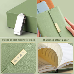 Labon 2026 <span class=keywords><strong>PU</strong></span> da A5 tri-gấp kinh doanh máy tính xách tay quà tặng setstylish văn phòng Tạp Chí với bút stylus bút cho các chuyên gia - Product Image 4