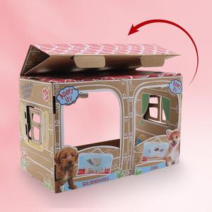 Geri dönüşümlü özel Pet gıda kedi köpek maması Online nakliye oluklu kağit kutu - Product Image 2