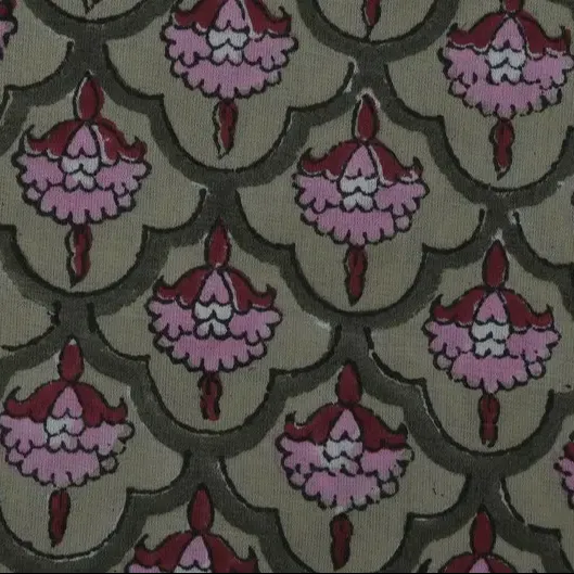 Легкий мох и зеленый Фламинго розовые индийские цветочные набивные хлопчатобумажная ткань с принтом на дворе женская одежда одеяла