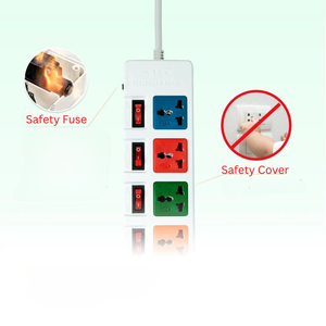 Universal Power <strong>Socket</strong> 4 Outlet <strong>2</strong> USB Output Ports OEM/ODM Support Fuse Included Power Switch - Product Image 4