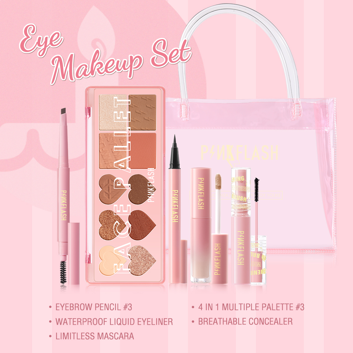 Conjunto de maquillaje de ojos