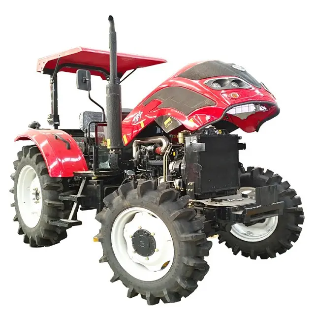 90 ch tracteur agricole 60 hp 4wd petit tracteur 4x4 mini ferme avec accessoires prix moteur 3590