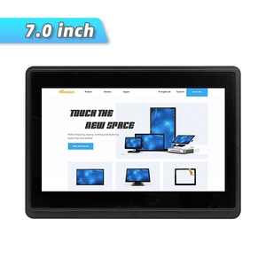 Monitor de pantalla táctil de 7 pulgadas Uso industrial Pantalla LCD capacitiva de 10 puntos Marco abierto Monitor de montaje en pared táctil HD FHD - Product Image 1