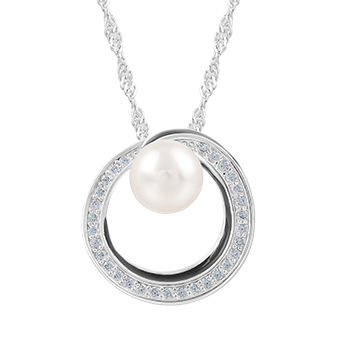 Pearl necklace (white)
