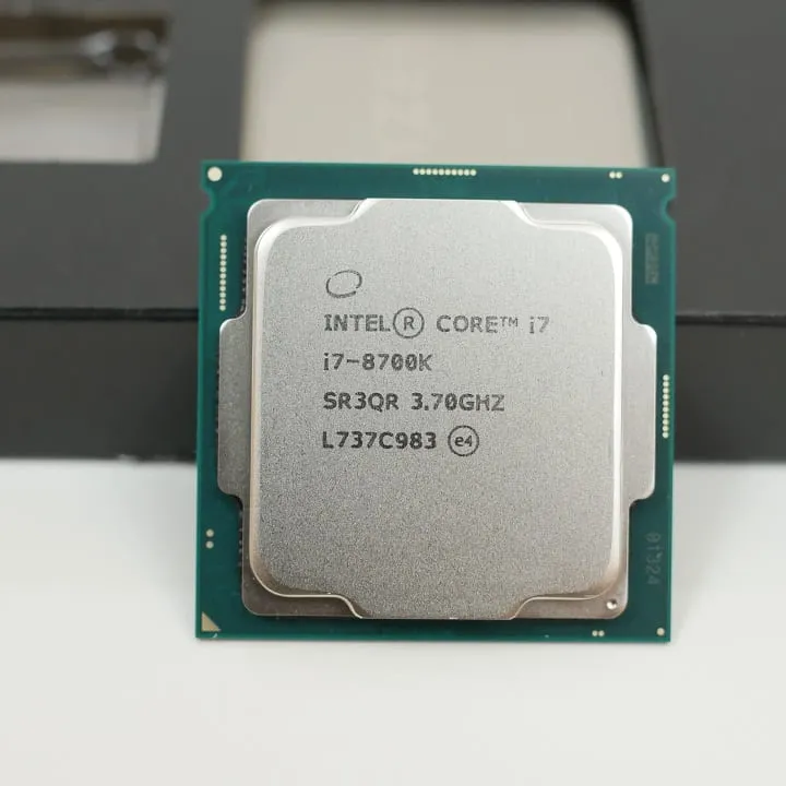 Seis núcleos, doce hilos, alto rendimiento, serie I7, CPU, 8700K, LGA, 1151 enchufes, es i7, 8700K, procesador de CPU