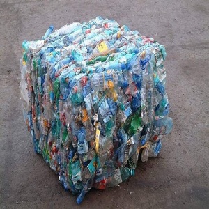 プラスチック樹脂100% 透明PETボトルスクラップホットウォッシュホワイトフレーク環境にやさしい素材 - Product Image 1