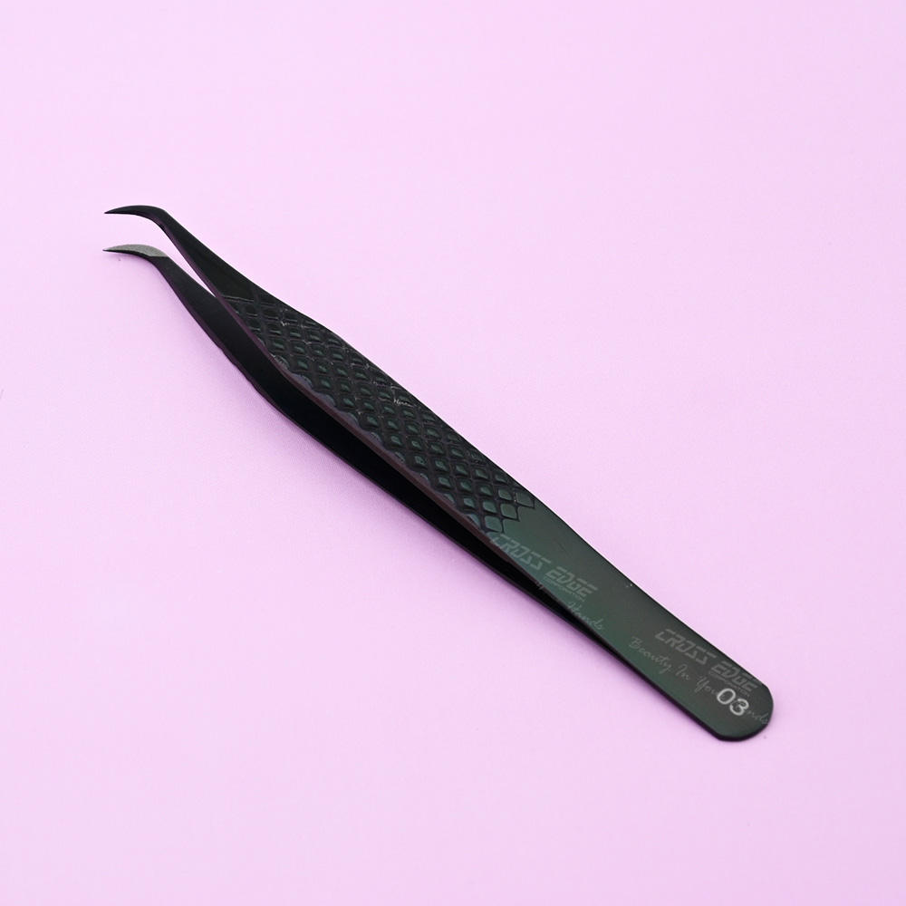 แหนบปลายตะขอขนาดเล็กสีดำ