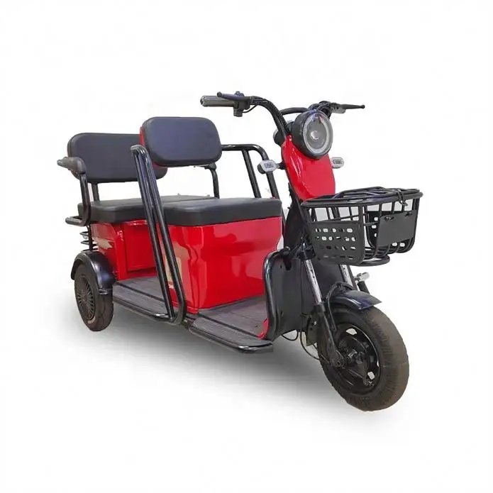 New Design Red/Blue/Green 1000w 60v Indian Electric Rickshaw tricycle for men use