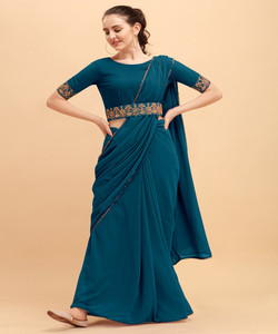 Nepali Babari Sari Radiance: kadınlar için geleneksel Saris-otantik Nepali seçtikleri, özel günler ve günlük Eleg için Ideal - Product Image 4