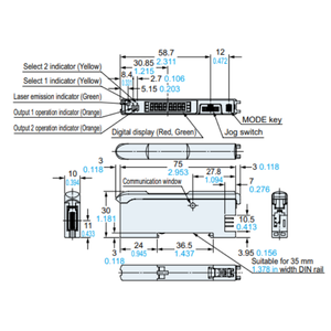 LS-401 amplificatore Laser che rileva oggetti con forma complessa - Product Image 2