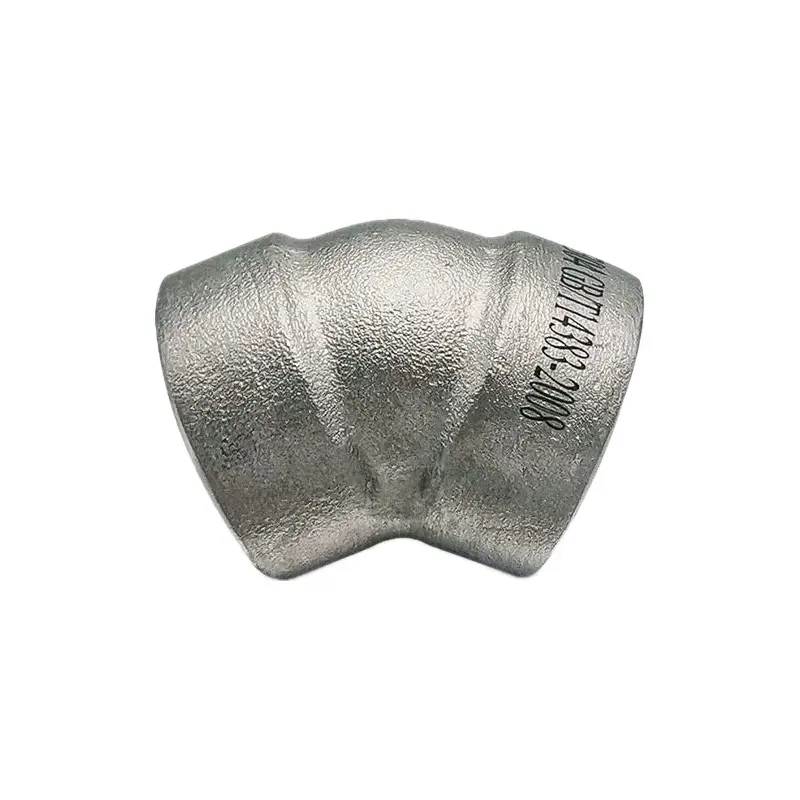 Hot Sale ASME B16.11 Forged Steel Pipe Fittings with Threaded End / Socket Weld End Connections 90 Elbow