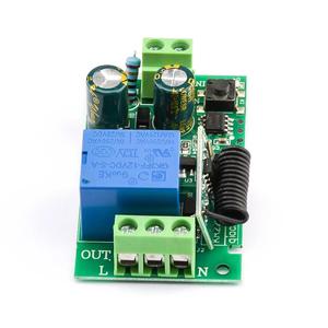 DC220V 433MHz Wireless RF interruttore di controllo remoto apprendimento DC modulo di controllo Wireless modulo di ricezione relè - Product Image 6