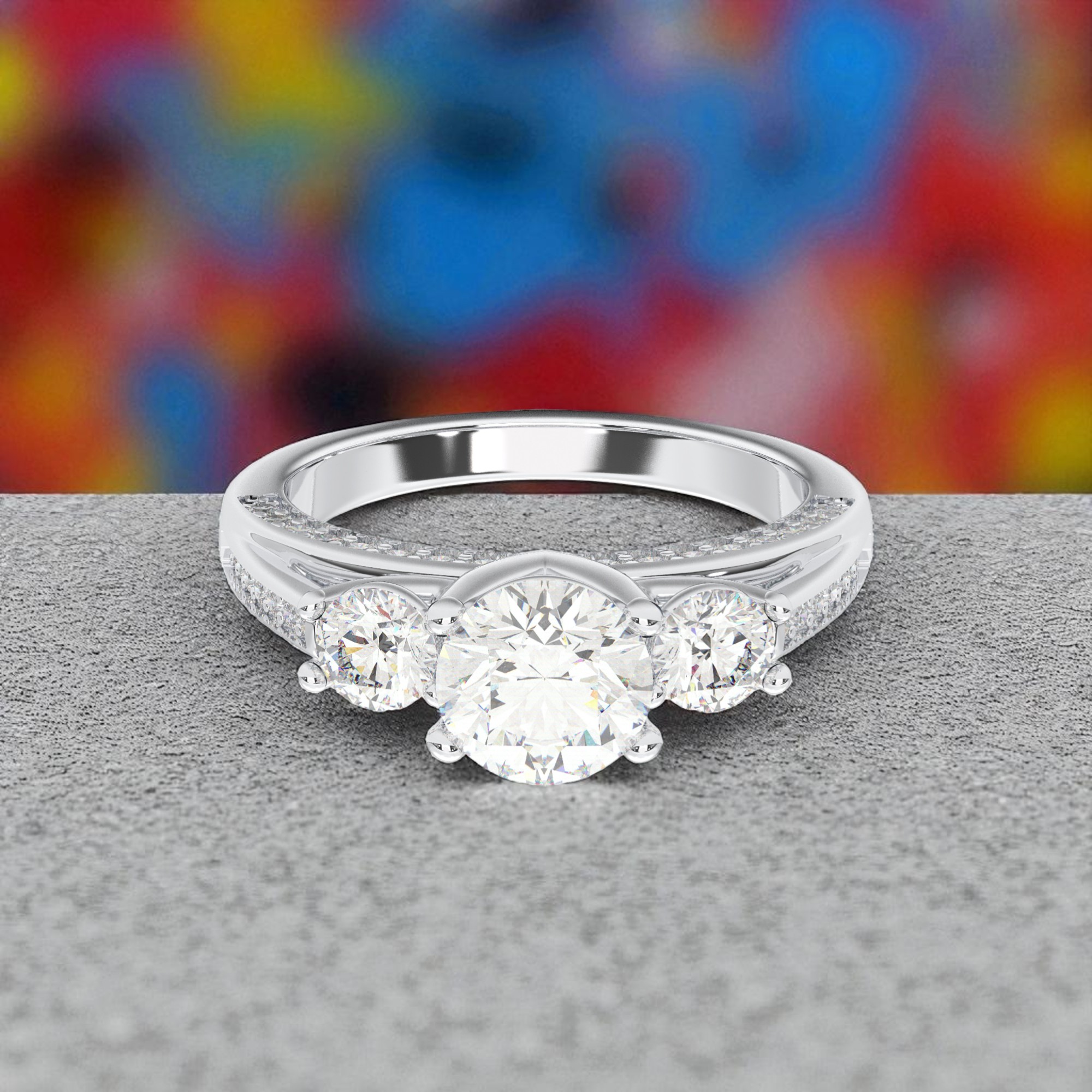 14K White Gold