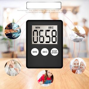 Vendita calda rotonda rotante SeHigh di qualità LCD digitale cucina conto alla rovescia di allarme con supporto bianco Timer cucina pratico - Product Image 6