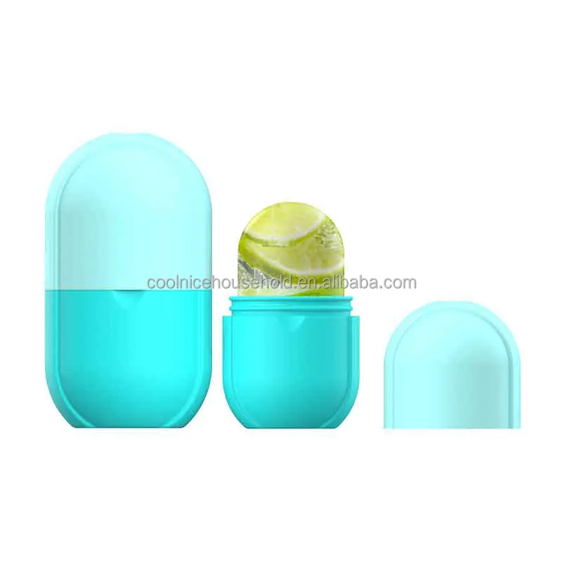 Nhãn hiệu riêng chăm sóc da & các công cụ massage mặt Ice Khuôn Silicone Glow Cube Ice quả cầu con lăn cho khuôn mặt